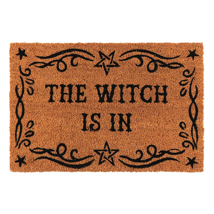 Natural The Witch Is In Doormat