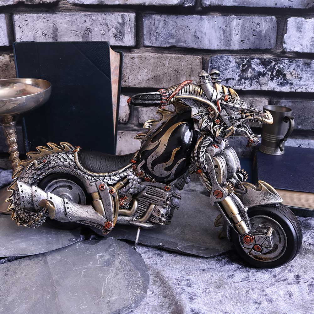 Dracus Birota Steampunk Dragon Motorcycle. 29cm