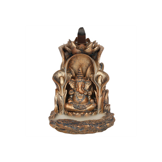 Bronze Ganesh Backflow Incense Burner