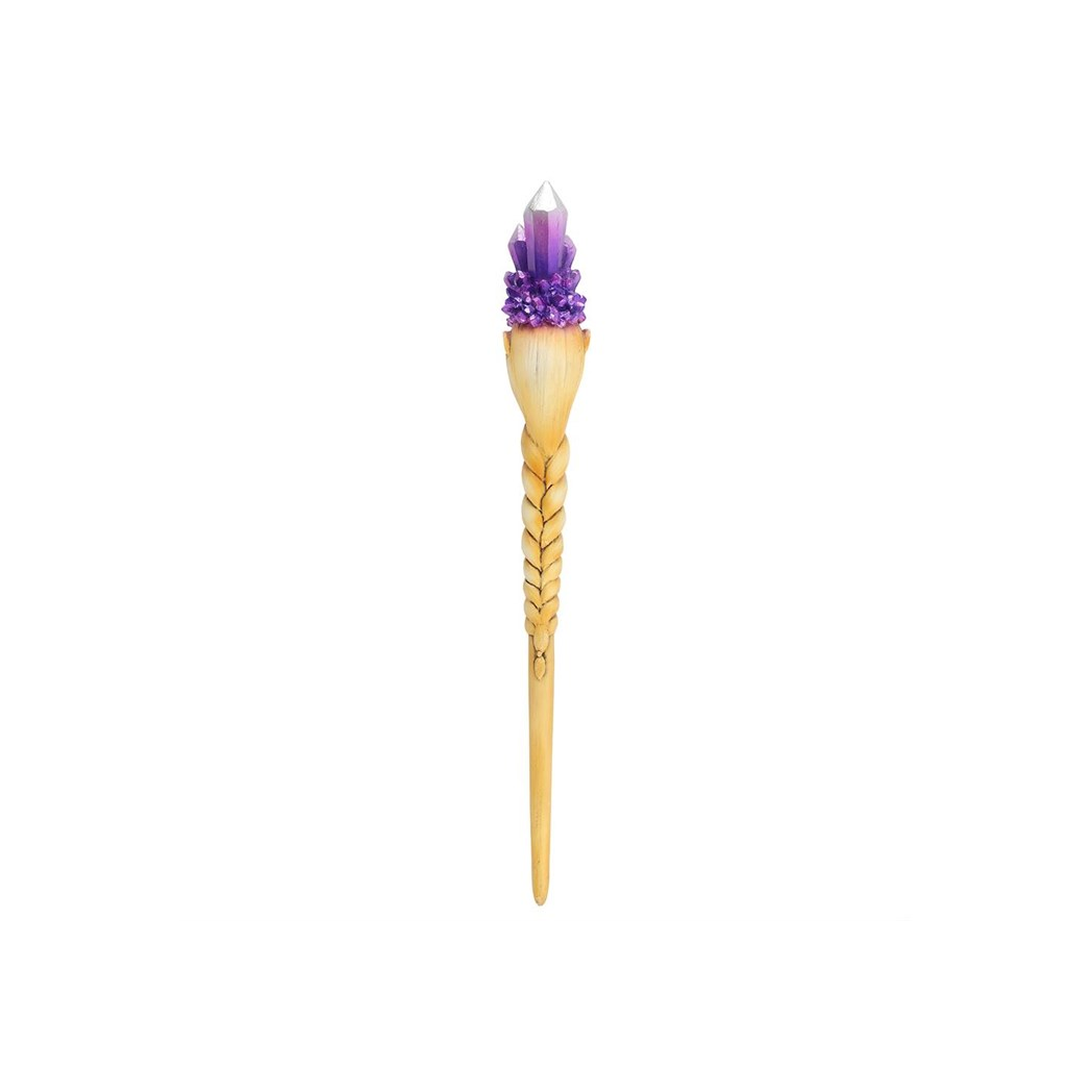 Purple Crystal Goddess Wand