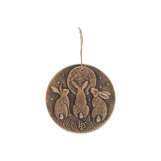 Moon Shadows Bronze Terracotta Plaque By Lisa Parker