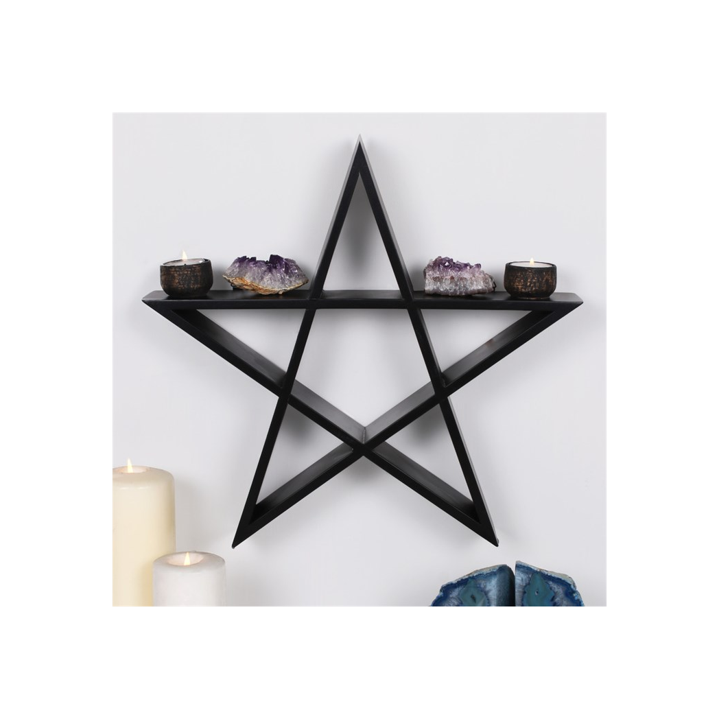 Pentagram Wall Shelf