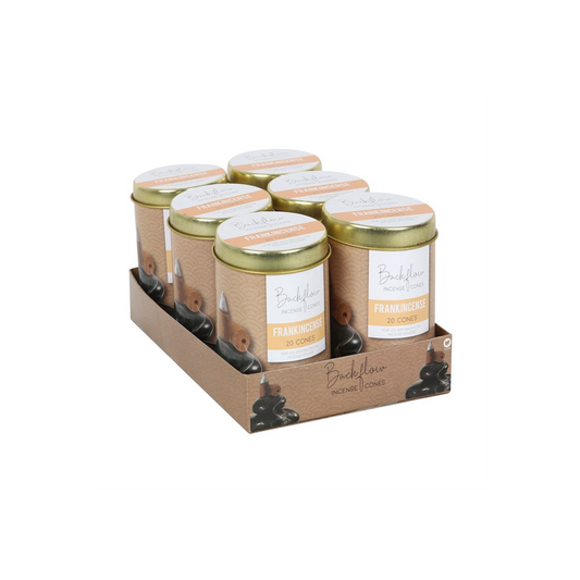6 Tins of Elements Frankincense Jumbo Backflow Cones