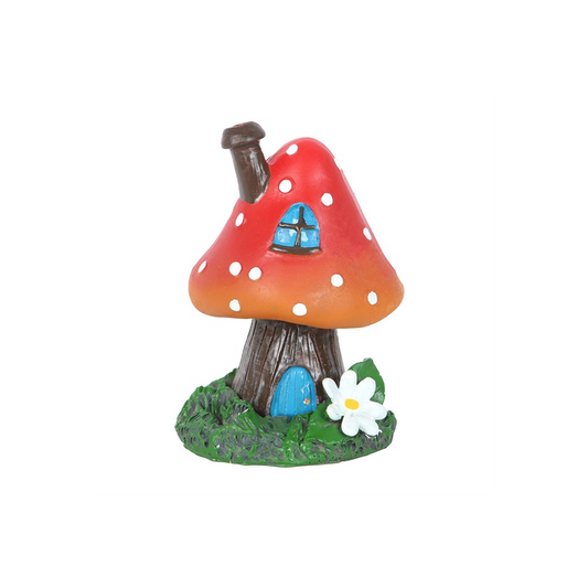 Red Smoking Toadstool Incense Cone Holder