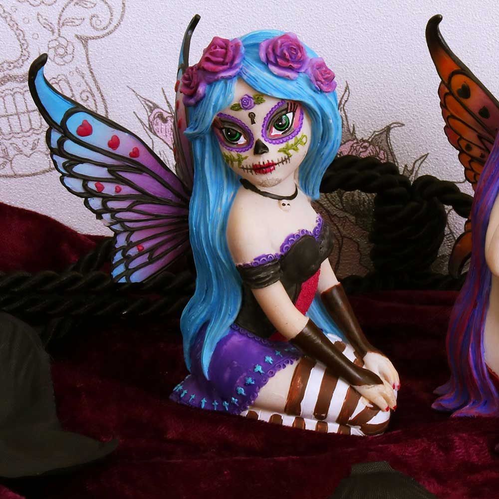 Azula Figurine Sugar Skull Fairy Ornament