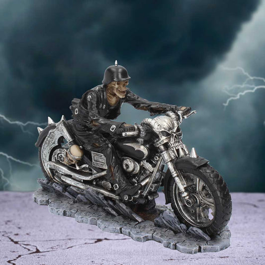 Hell on the Highway Skeleton Motorbike Ornament Figurine by James Ryman