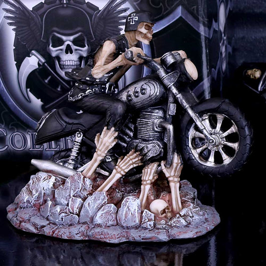 Ride Out Of Hell Biker Figurine by James Ryman