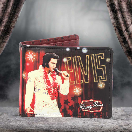 Officially Licensed Elvisly Yours Elvis Wallet Red 11cm