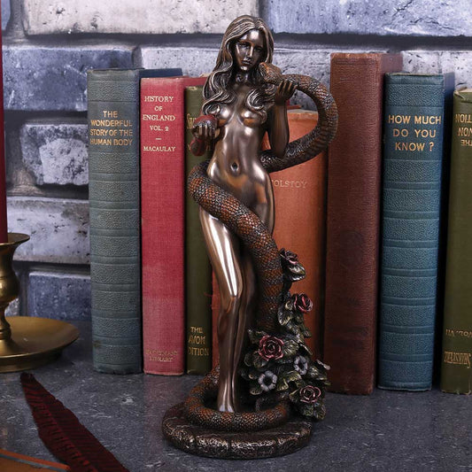 Original Sin Bronze Figurine Biblical Eve Snake Forbidden Fruit by James Ryman