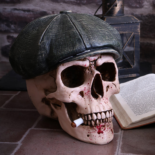 The Boss' Skull Wish His Flatcap Ornament  18.5cm