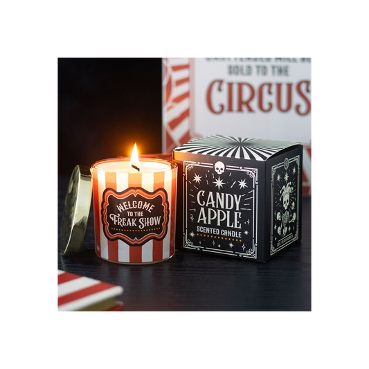 Freak Show Candy Apple Candle