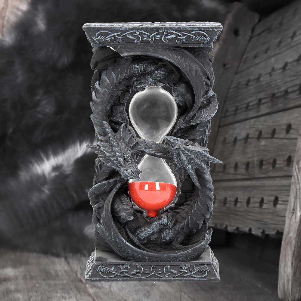 Time Guardian Hour Glass Gothic Dragon Sand Timer