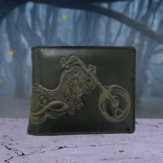 Embossed Motorcycle Bike Wallet