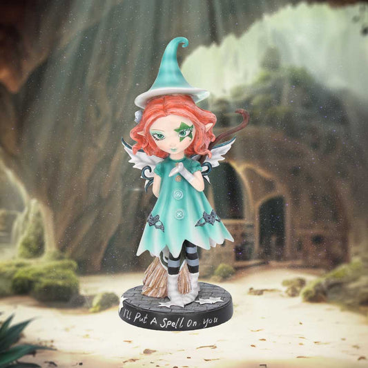 I'll Put A Spell On You Fairy With her Broomstick 19.5cm