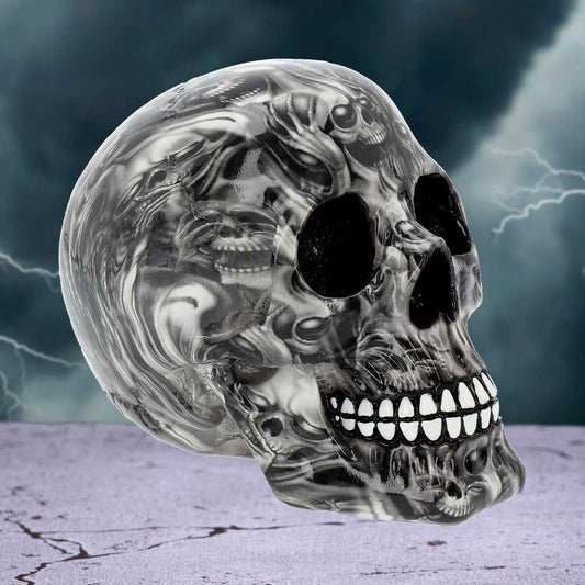 Screaming Soul Skull Print Ornament