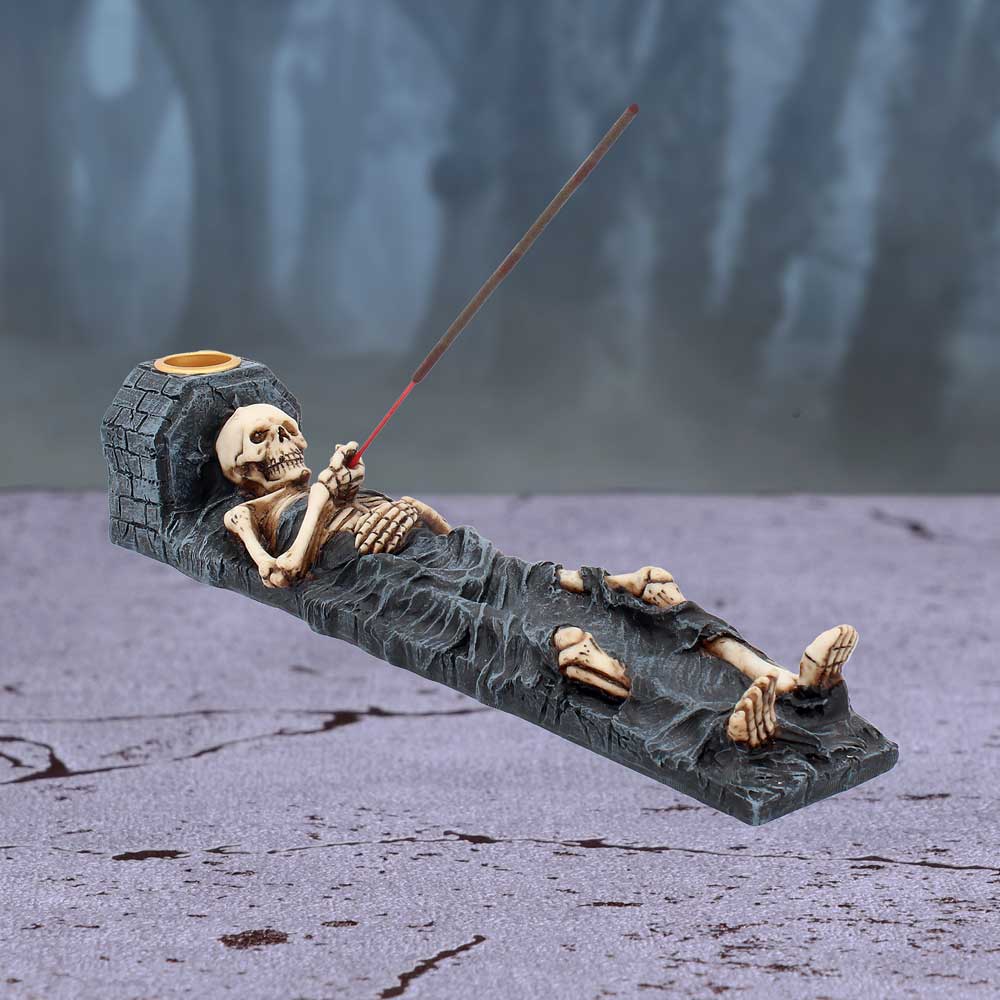 Ashes to Ashes Crypt Skeleton Incense Stick Holder