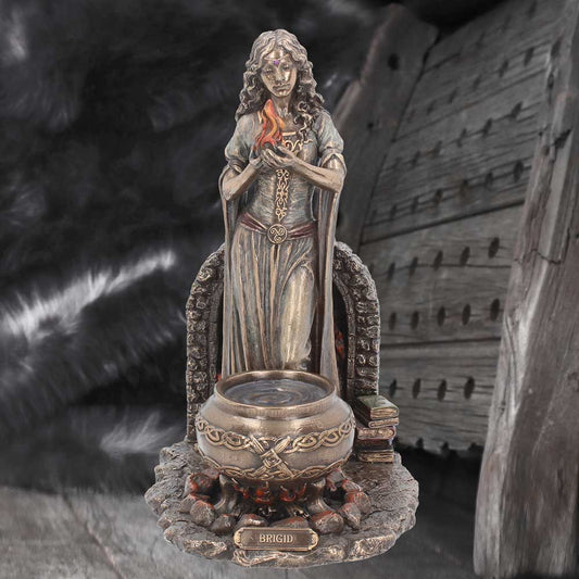 Brigid Irish Goddess Bronze Figurine