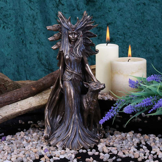 Hekate Bronze Figurine by Marc Potts Greek Goddess Ornament