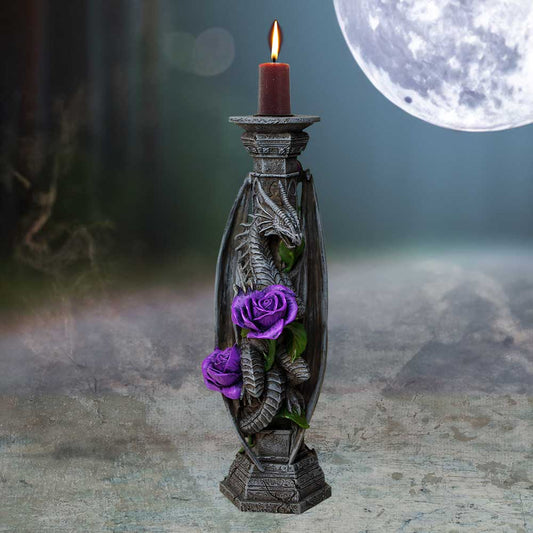 Anne Stokes Dragon Beauty Candle Stick Candle Holder Valentine
