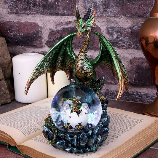 Emerald Oracle Green Dragon Fortune Seer Figurine 19cm